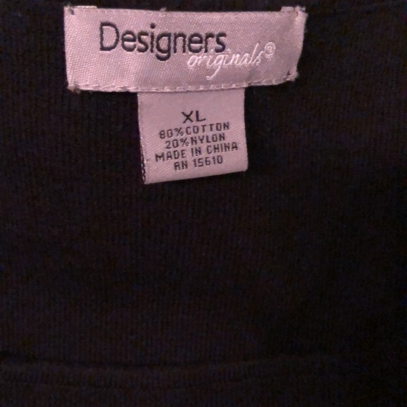Vintage Designer originals Black soft knit tank - Picture 4 of 6